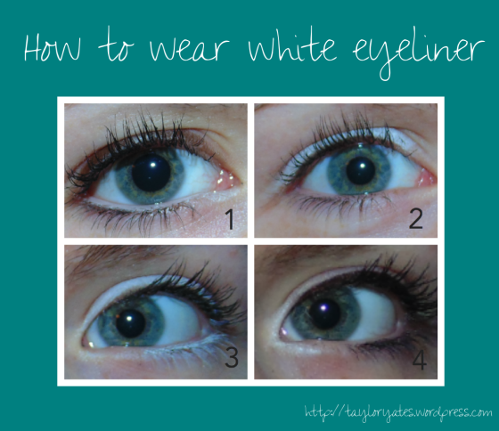 How to wear white eyeliner